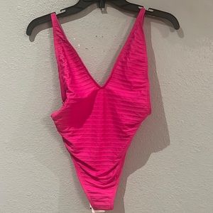 L*Space Alyssa 1pc bathing suit. Neon pink size S